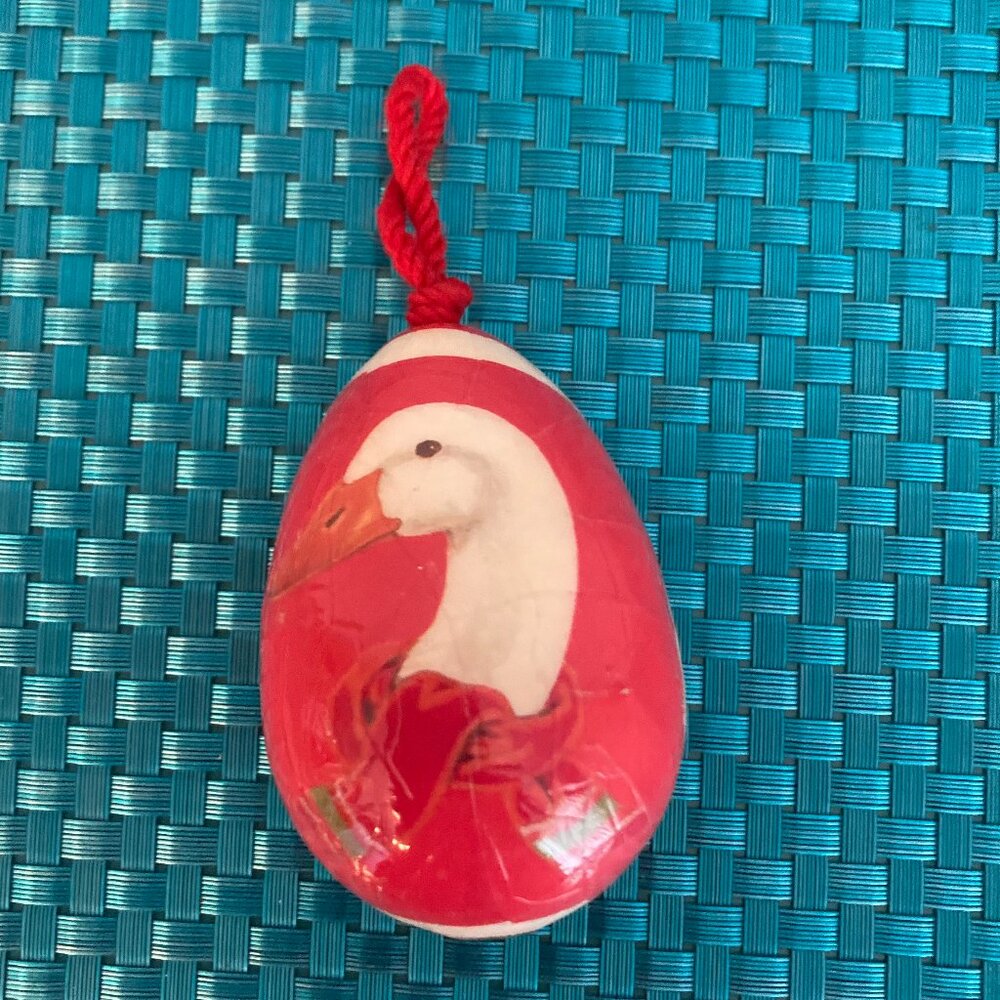 Vintage Collectible Reflections Ornament - Decoupaged Egg by Barry Patch